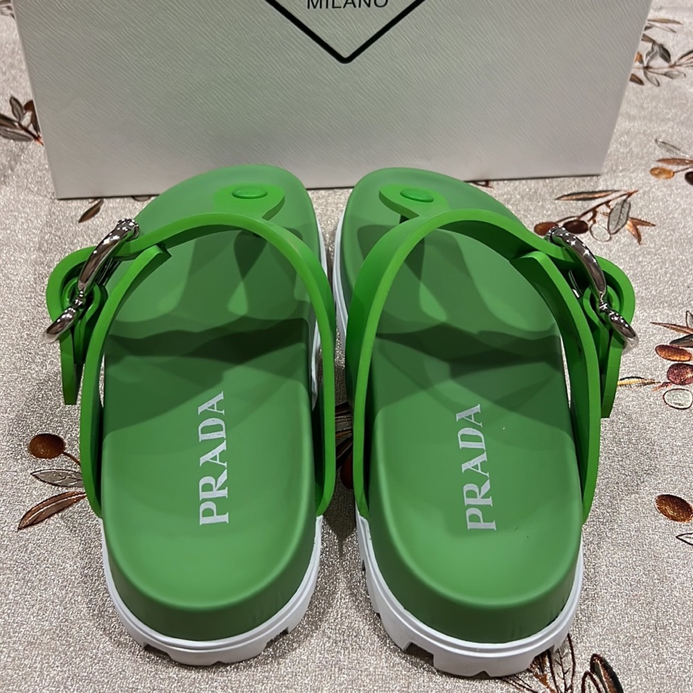 PRADA Rubber Thong Sandals - Picture 3 of 14